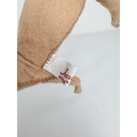 Vtg 1970 Annalee Reindeer Mobilitee Standing Posable With Santa Hat Christmas - Picture 8 of 11